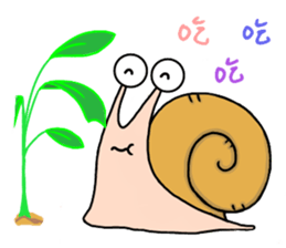 a little snail sticker #14107781