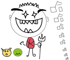toothpick person sticker #14107825