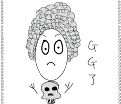 toothpick person sticker #14107830
