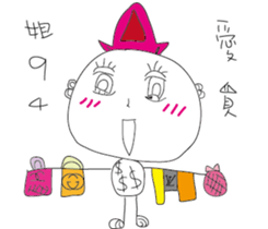 toothpick person sticker #14107847