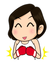 Miki lovely girl ( I love you all ) sticker #14108684