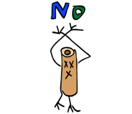 Recruiting for "Chikuwa"club members sticker #14108716