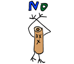 Recruiting for "Chikuwa"club members sticker #14108716