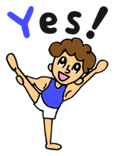 gymnastics message sticker #14108959