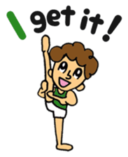 gymnastics message sticker #14108960