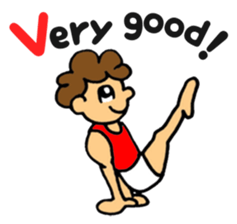 gymnastics message sticker #14108961