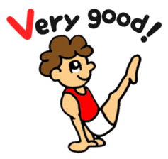 gymnastics message sticker #14108961