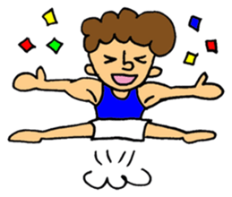gymnastics message sticker #14108967