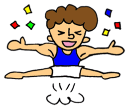 gymnastics message sticker #14108967
