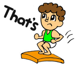 gymnastics message sticker #14108972