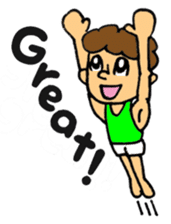 gymnastics message sticker #14108973