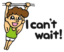 gymnastics message sticker #14108978