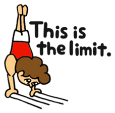 gymnastics message sticker #14108983