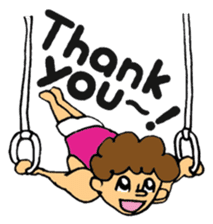 gymnastics message sticker #14108987