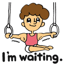 gymnastics message sticker #14108988
