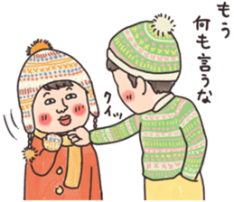 Winter sweethearts sticker #14109284