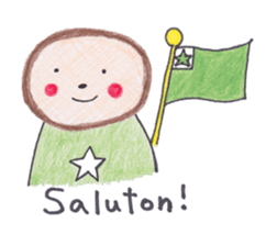Esperanto MofuMofu 1 sticker #14110118