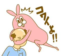 Medium mammal pink3 sticker #14110641