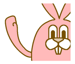 Medium mammal pink3 sticker #14110643