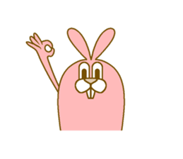 Medium mammal pink3 sticker #14110646