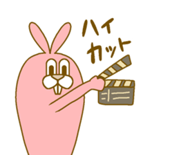 Medium mammal pink3 sticker #14110649