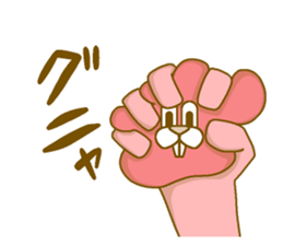 Medium mammal pink3 sticker #14110659