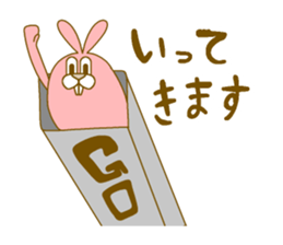 Medium mammal pink3 sticker #14110664