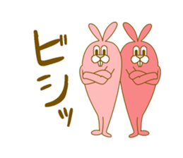 Medium mammal pink3 sticker #14110670