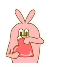 Medium mammal pink3 sticker #14110674