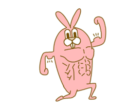 Medium mammal pink3 sticker #14110676