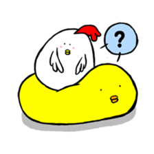 bird and young bird sticker #14111009