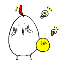 bird and young bird sticker #14111016