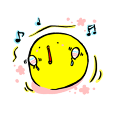 bird and young bird sticker #14111022