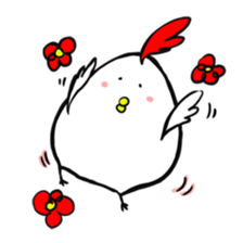 bird and young bird sticker #14111023