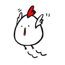 bird and young bird sticker #14111025