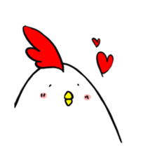 bird and young bird sticker #14111026