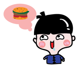 One of us: Little Cute Boy sticker #14111070