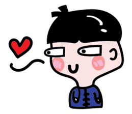 One of us: Little Cute Boy sticker #14111074