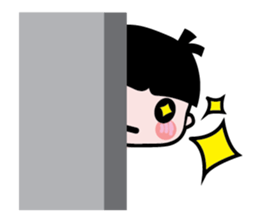 One of us: Little Cute Boy sticker #14111081