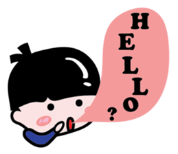 One of us: Little Cute Boy sticker #14111090