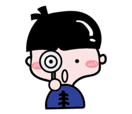 One of us: Little Cute Boy sticker #14111099