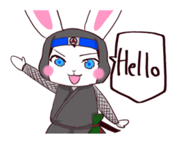 [NINJA?] Rabbit HANZO 1 sticker #14112006