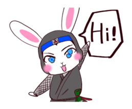 [NINJA?] Rabbit HANZO 1 sticker #14112009