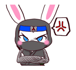 [NINJA?] Rabbit HANZO 1 sticker #14112012