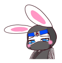 [NINJA?] Rabbit HANZO 1 sticker #14112013