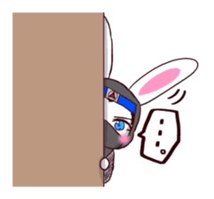 [NINJA?] Rabbit HANZO 1 sticker #14112015