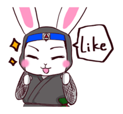 [NINJA?] Rabbit HANZO 1 sticker #14112016