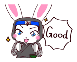 [NINJA?] Rabbit HANZO 1 sticker #14112020