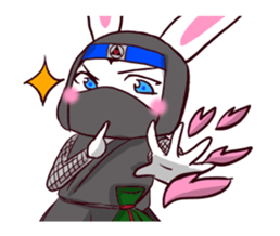 [NINJA?] Rabbit HANZO 1 sticker #14112023