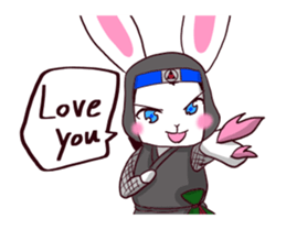 [NINJA?] Rabbit HANZO 1 sticker #14112027